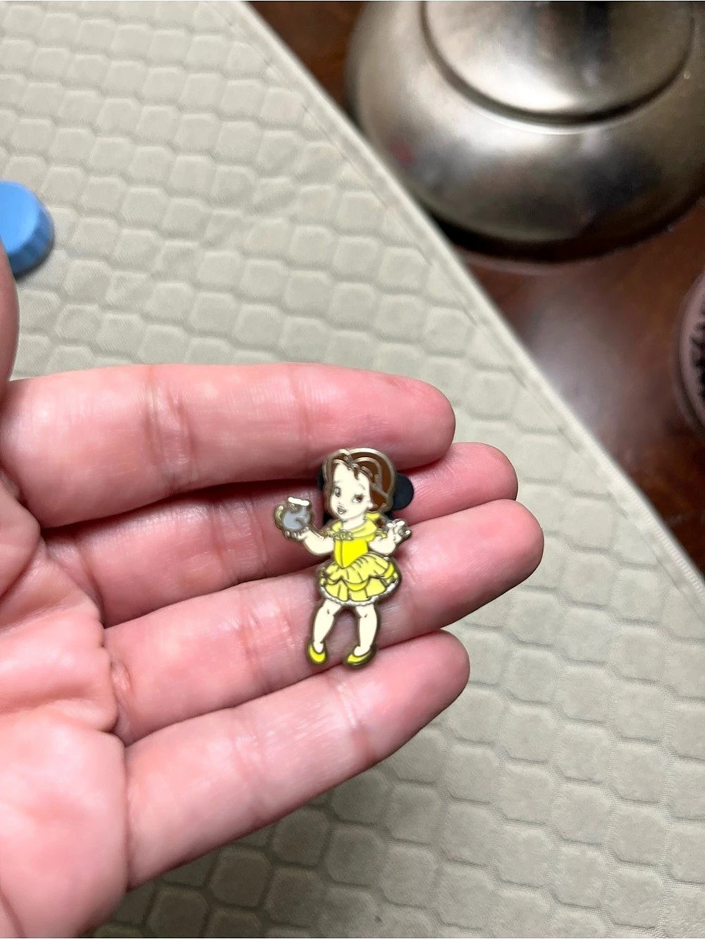 Disney Animators' Collection Belle Pin in Yellow & White